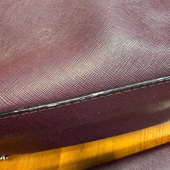 Kate Spade New York Laurel Way Small Dally Tote &  Stacy Wallet in Deep Plum - Picture 12 of 12